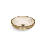 Kohler - Salute 15'' round vessel bathroom sink, no overflow - Translucent Sandalwood