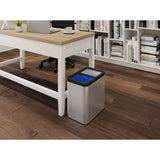 22-liter dual-compartment open-top trash can
