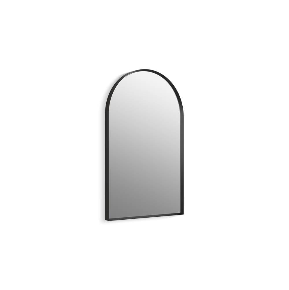 Kohler - Essential 20'' x 32'' arched framed mirror - Matte Black