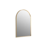 Kohler - Essential 24'' x 36'' arched framed mirror - Moderne Brushed Gold