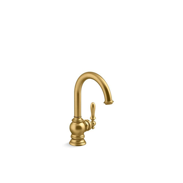 Kohler - Artifacts Beverage faucet - Vibrant Brushed Moderne Brass