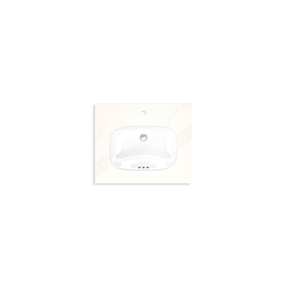 HadronE 24'' bathroom vanity cabinet with sink and quartz top