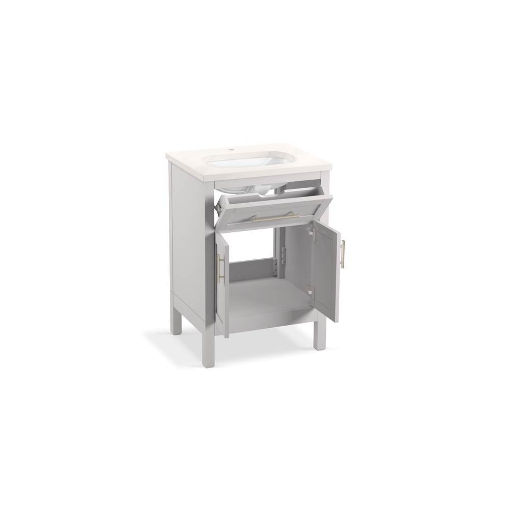 HadronE 24'' bathroom vanity cabinet with sink and quartz top