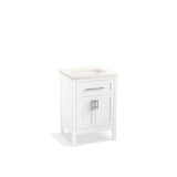 Kohler - HadronE 24'' bathroom vanity cabinet with sink and quartz top - White