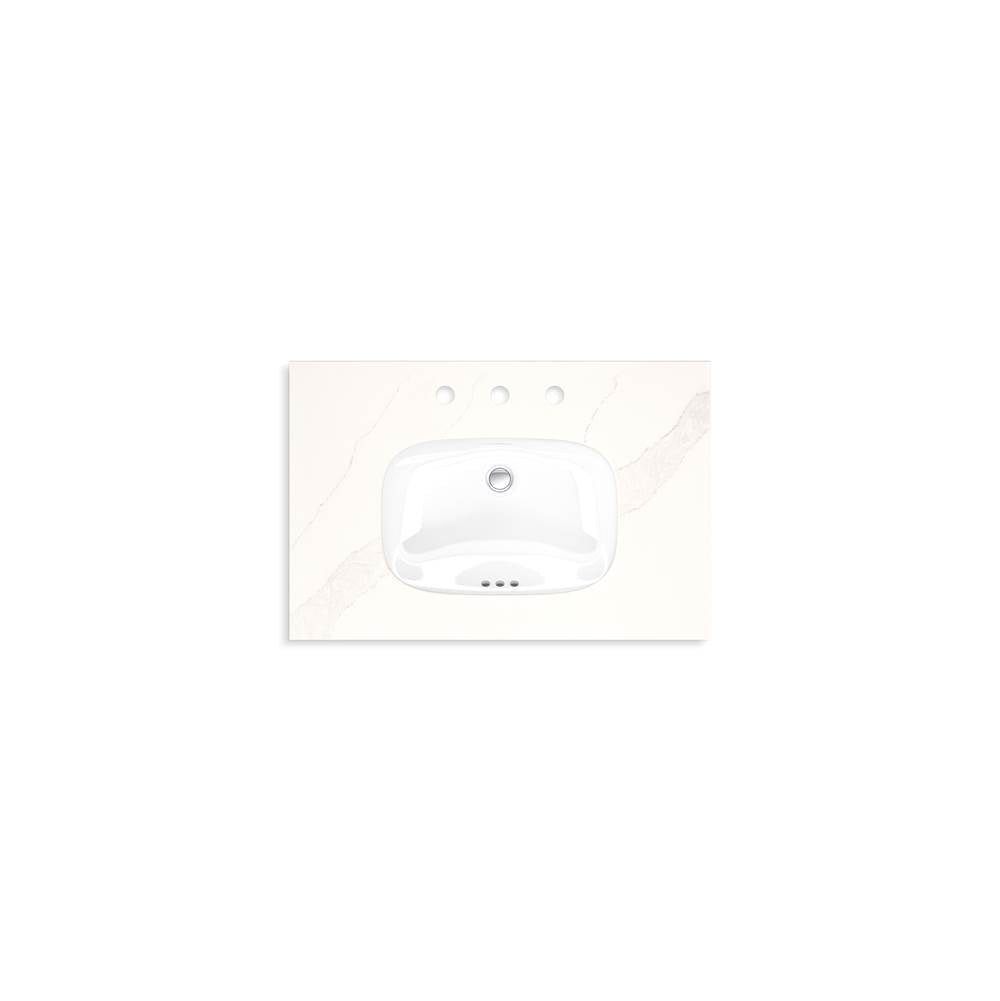 HadronE 24'' bathroom vanity cabinet with sink and quartz top