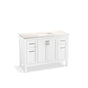 Kohler - HadronE 48'' bathroom vanity cabinet with sink and quartz top - White