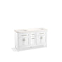 Kohler - HadronE 60'' bathroom vanity cabinet with sinks and quartz top - White