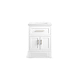 Quo 24'' bathroom vanity cabinet with sink and quartz top