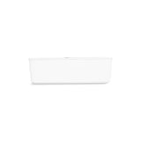 VoluteE 63'' x 28-3/8'' freestanding bath with shroud