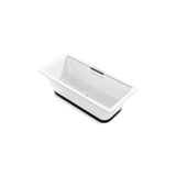 Kohler - VoluteE 63'' x 28-3/8'' freestanding bath with base - White