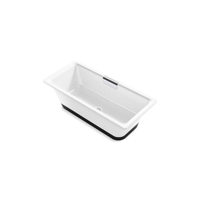 Kohler - VoluteE 63'' x 28-3/8'' freestanding bath with base - White