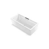 Kohler - VoluteE 63'' x 28-3/8'' freestanding bath with shroud - White