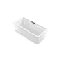 Kohler - VoluteE 63'' x 28-3/8'' freestanding bath with shroud - White