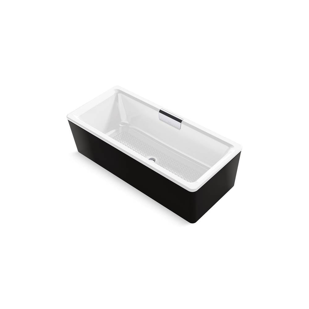 Kohler - VoluteE 63'' x 28-3/8'' freestanding bath with shroud - White