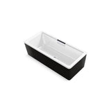 Kohler - VoluteE 63'' x 28-3/8'' freestanding bath with shroud - White
