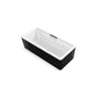 Kohler - VoluteE 63'' x 28-3/8'' freestanding bath with shroud - White