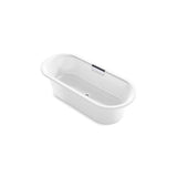 Kohler - VoluteE 70-7/8'' x 30-3/8'' freestanding bath with base - White