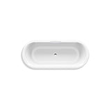 VoluteE 70-7/8'' x 30-3/8'' freestanding bath with base