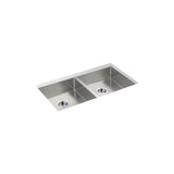 Strive 32'' undermount double-bowl kitchen sink