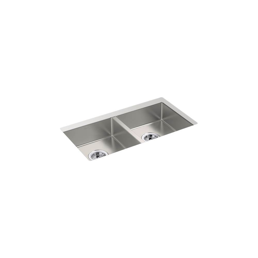 Strive 29-1/2'' undermount double-bowl kitchen sink
