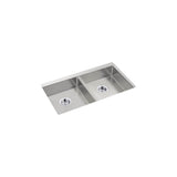 Strive 32'' undermount double-bowl kitchen sink