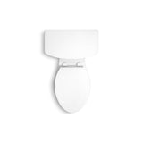 Corbelle Tall two-piece elongated toilet with skirted trapway, 1.28 gpf
