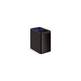 Kohler - 22-liter dual-compartment open-top trash can - Black Stainless