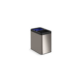 Kohler - 22-liter dual-compartment open-top trash can - Stainless Steel