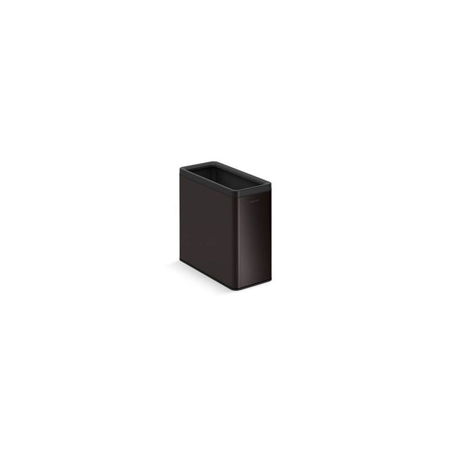 Kohler - 12-liter open-top trash can - Black Stainless