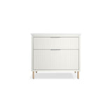 Spacity 36'' wall-hung bathroom vanity cabinet with sink and quartz top