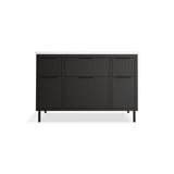 Spacity 48'' wall-hung bathroom vanity cabinet with sink and quartz top