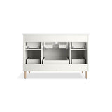 Spacity 48'' wall-hung bathroom vanity cabinet with sink and quartz top