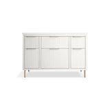 Spacity 48'' wall-hung bathroom vanity cabinet with sink and quartz top