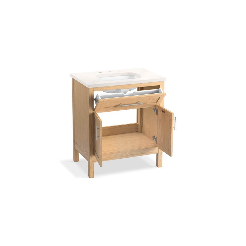 HadronE 30'' bathroom vanity cabinet with sink and quartz top