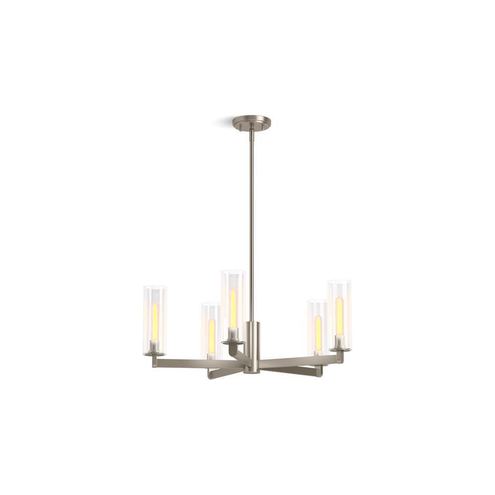 Kohler - Crue 26 in. Chandelier - Brushed Nickel