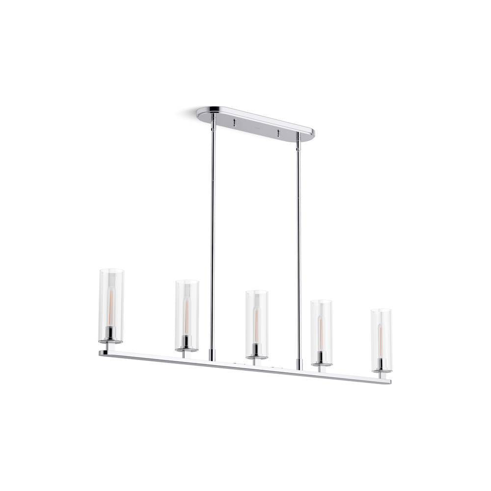 Kohler - Crue 45'' linear chandelier - Polished Chrome