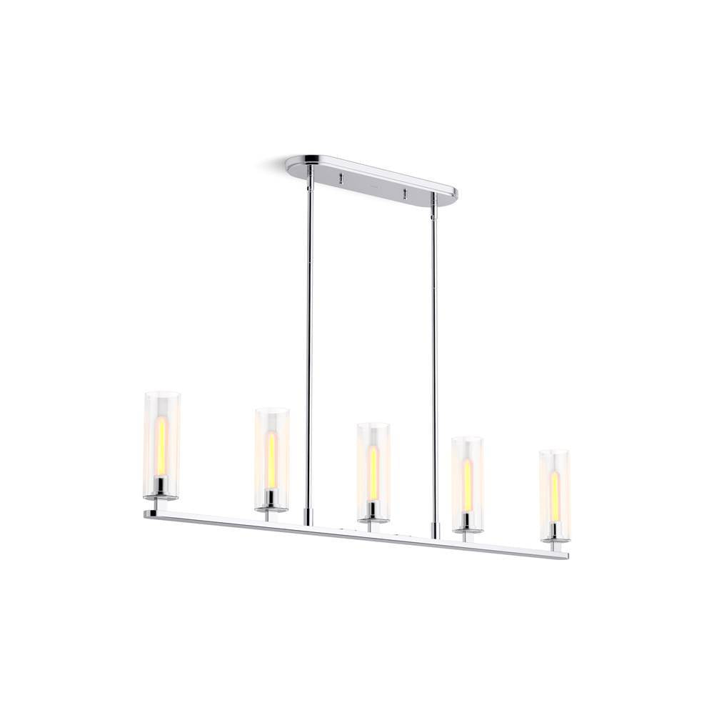 Crue 45'' linear chandelier