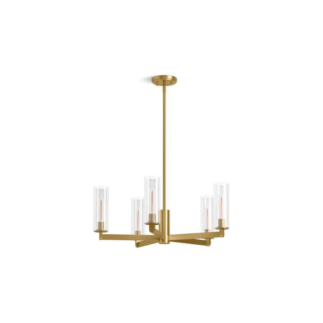 Kohler - Crue 26'' chandelier - Brushed Moderne Brass