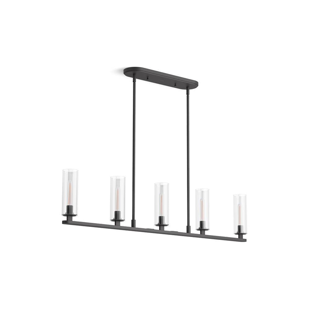 Kohler - Crue 45'' linear chandelier - Matte Black