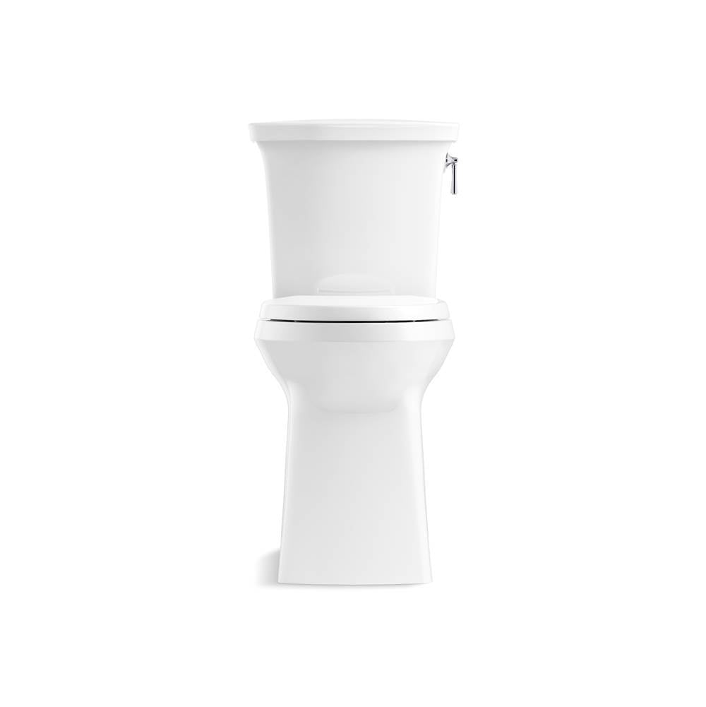 Corbelle Tall two-piece elongated toilet with skirted trapway, 1.28 gpf