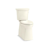 Kohler - Corbelle Tall two-piece elongated toilet with skirted trapway, 1.28 gpf - Biscuit