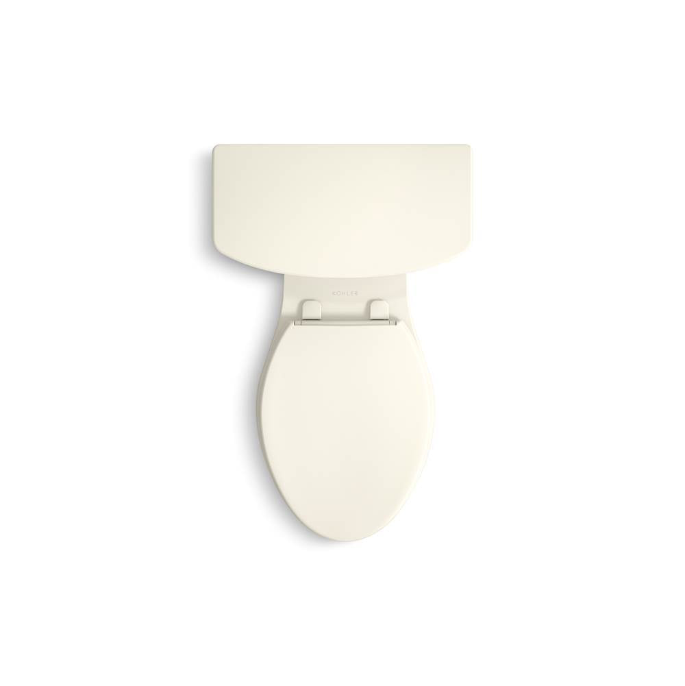 Corbelle Tall two-piece elongated toilet with skirted trapway, 1.28 gpf