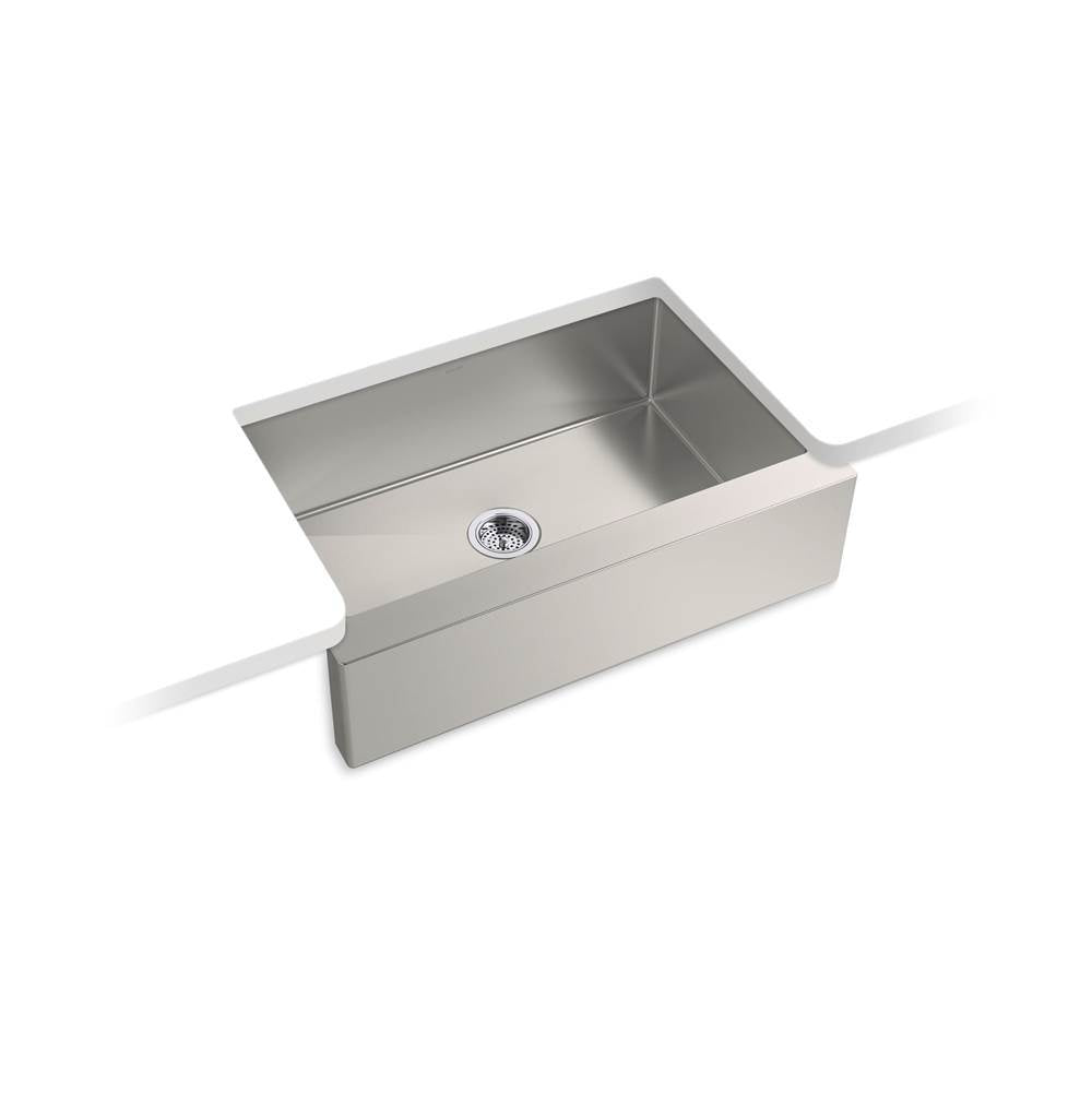 Strive 33-1/2'' undermount single-bowl farmhouse kitchen sink