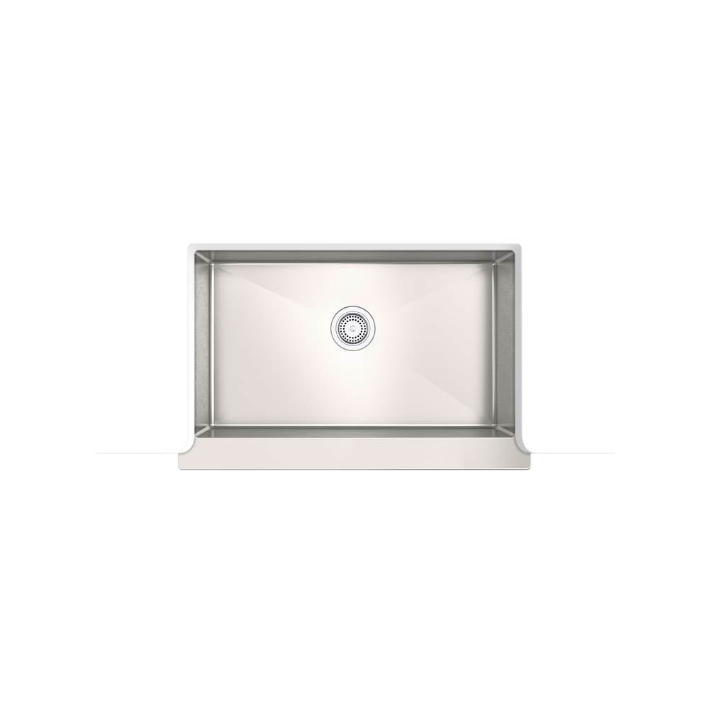 Strive 33-1/2'' undermount single-bowl farmhouse kitchen sink