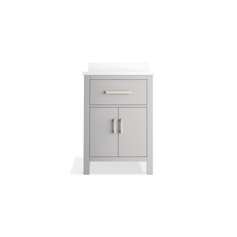 Kresla 24'' bathroom vanity cabinet with sink and quartz top