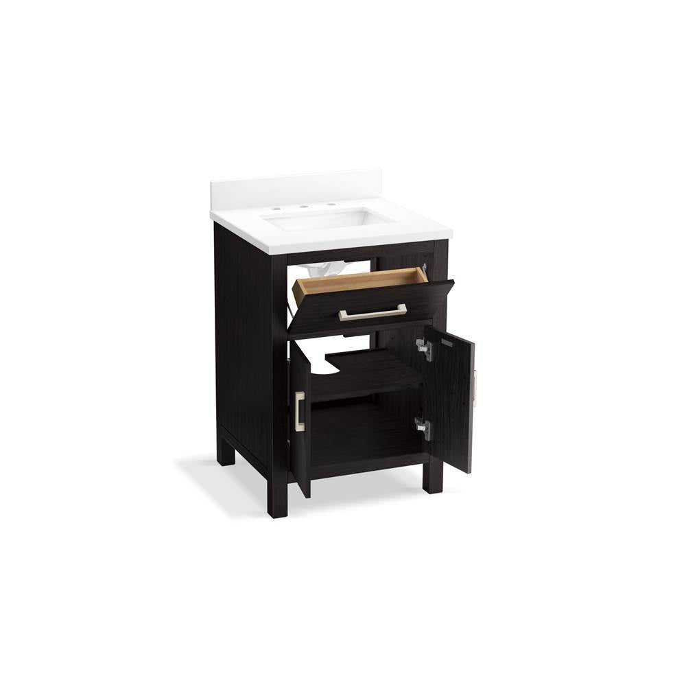 Kresla 24'' bathroom vanity cabinet with sink and quartz top