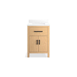 Kresla 24'' bathroom vanity cabinet with sink and quartz top