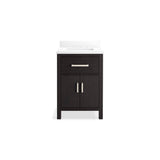 Kresla 24'' bathroom vanity cabinet with sink and quartz top