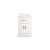 Kresla 24'' bathroom vanity cabinet with sink and quartz top