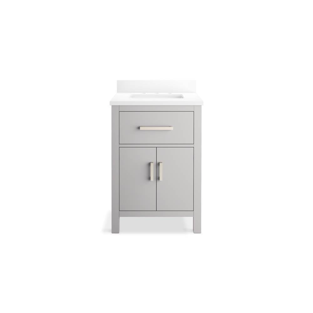 Kresla 24'' bathroom vanity cabinet with sink and quartz top